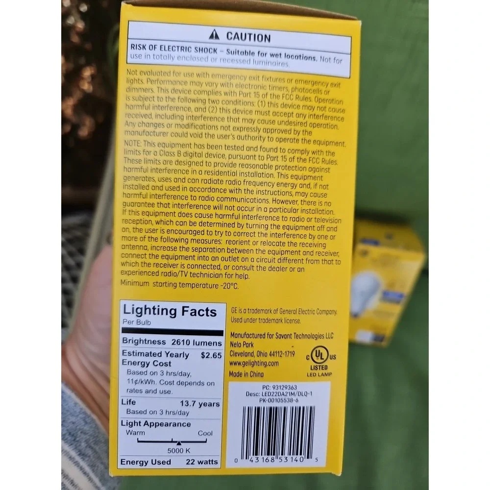 2GE Ultra Bright LED A21 Light Bulbs 150w Daylight Dimmable Medium Base 93129363